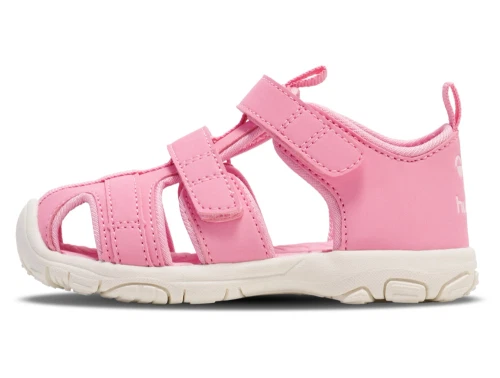 Hummel sandal lyserød med lukket tå og velcro