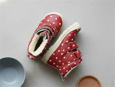 Angulus rød hjerter vinterstøvle med TEX