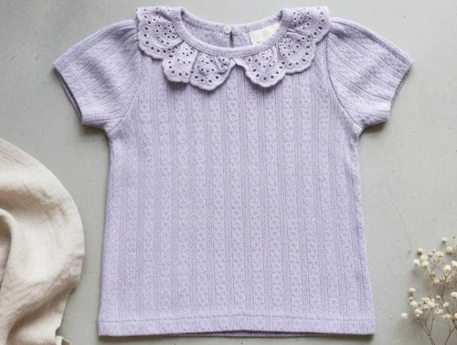 En Fant cosmic sky pointelle t-shirt