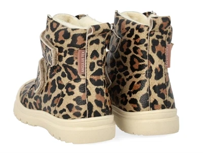 Angulus TEX støvle beige leo set bagfra