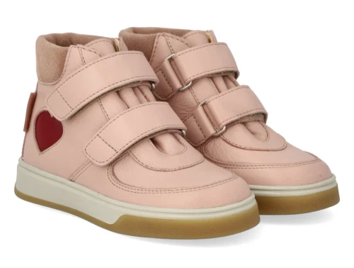 Angulus high-top TEX-sneaker rosebud med rødt hjerte