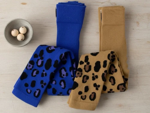 Mini Rodini leggings leopard rib (2-pak)