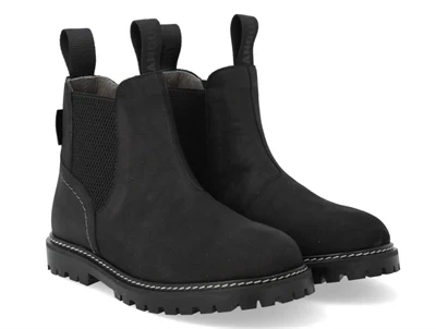 Angulus Chunky Chelsea TEX-støvle sort læder