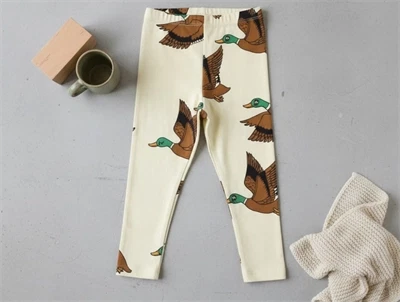 Mini Rodini yellow ducks leggings