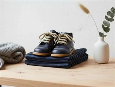 Angulus begyndersko navy med snørebånd