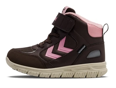 Hummel X-Light 2.0 Mid Tex JR vinterstøvler java med velcro