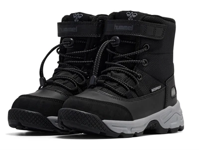 Hummel Snow Boot Tex vinterstøvler sort med snøreluknin