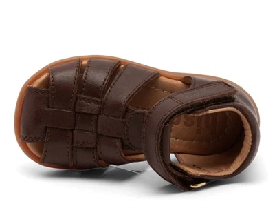 Bisgaard Carly sandal coffee med lukket tå