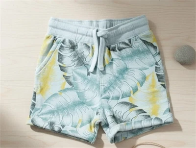 En Fant shorts gray mist print