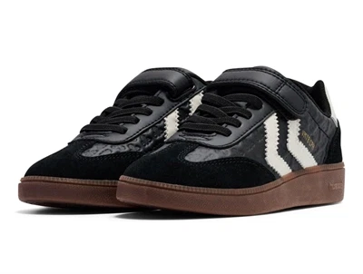 Hummel VM78 sneaker sort med velcro og gummisål