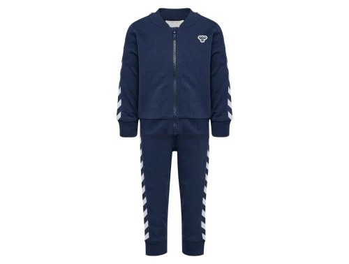 Hummel sweatsæt i mørkeblå til børn set forfra