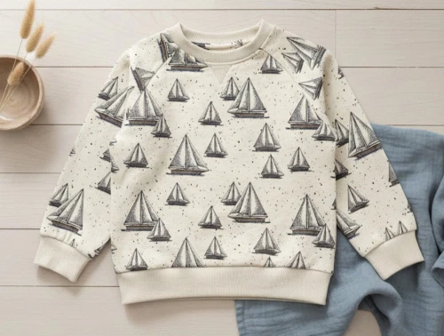 En Fant cement sailboat sweatshirt