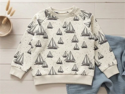En Fant cement sailboat sweatshirt