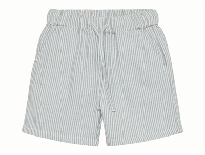 En Fant stribede shorts i citadel blå i musselin
