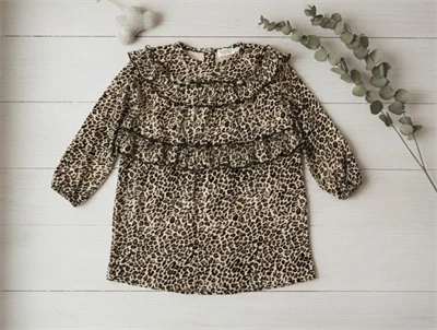 MarMar kjole Doran brown leo