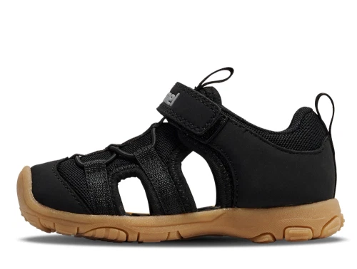 Hummel sandal sort med lukket tå og velcro