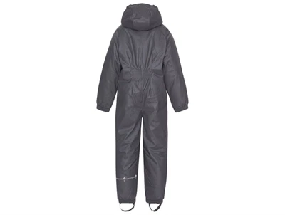 VER de TERRE PU-flyverdragt i anthracite set bagfra med aftagelig hætte