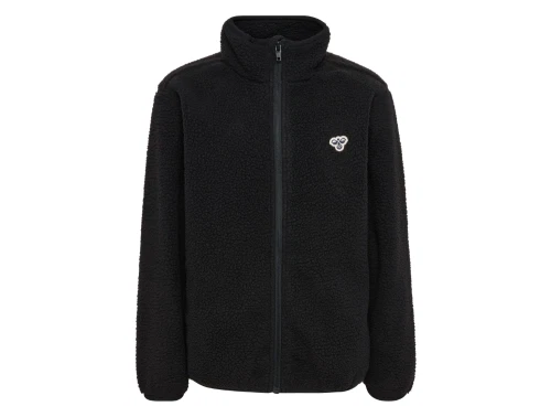 Hummel fleece jakke i sort med lynlås