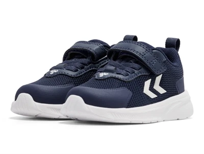 Hummel Actus TR Breather sneaker blå med velcro og let mesh