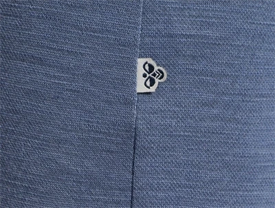 hummel uldleggings i blå flint stone nuance med logo-label