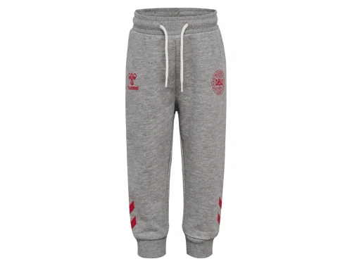 hummel bukser graa med DBU logo foran