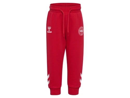 hummel bukser roed med DBU logo foran
