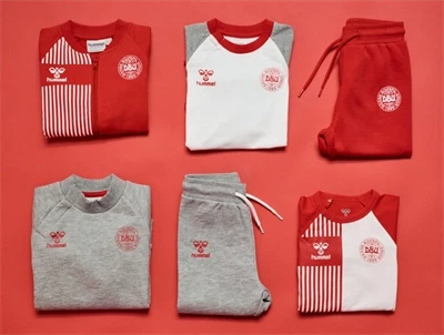 hummel DBU bukser roed sammen med saet