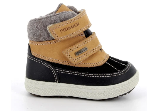Primigi Gore-Tex Barth vinterstøvle sennep med velcro