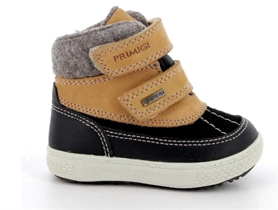 Primigi Gore-Tex Barth vinterstøvle sennep med velcro
