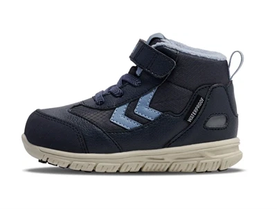 Hummel Crosslite Winter Mid Tex vinterstøvler ombre blue med velcro