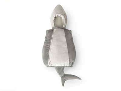 That's Mine Hank shark suit silver grey 1-3y kostume forfra