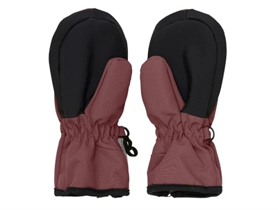 En Fant luffer i rose taupe med lynlås og sort greb, set bagfra