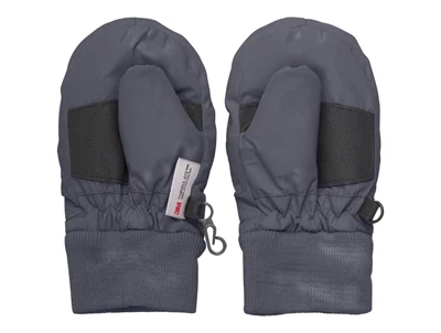 En Fant luffer i ebony med ribkant set bagfra