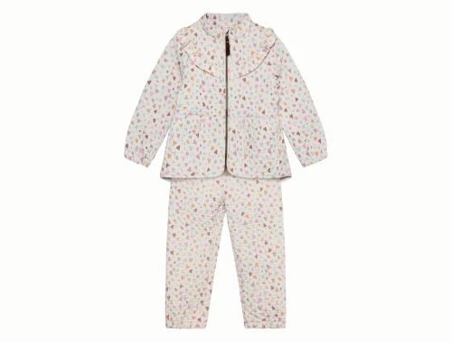 En Fant termosæt eggnog med hjerteprint