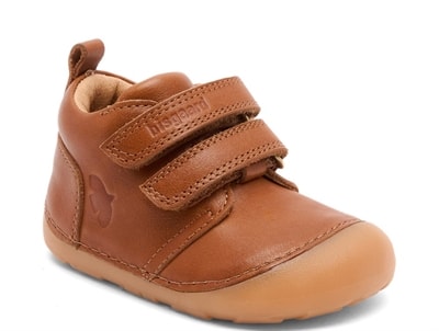 Bisgaard Carter begyndersko cognac med velcro
