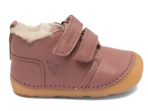 bisgaard Carter Lamb vinterbegyndersko heather med dobbelt velcro