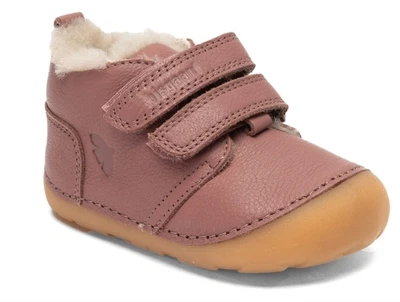 bisgaard Carter Lamb vinterbegyndersko heather med dobbelt velcro