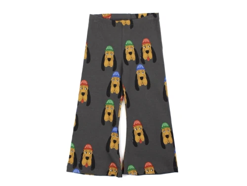 Mini Rodini grey bloodhound flared bukser