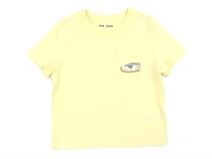 Mini Rodini yellow jogging t-shirt
