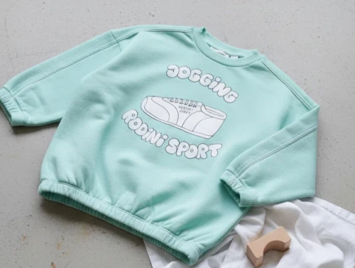 Mini Rodini green sport jogging sweatshirt