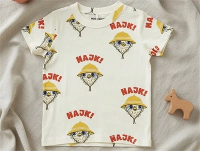 Mini Rodini offwhite hike t-shirt