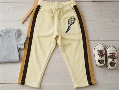 Mini Rodini yellow tennis terry bukser
