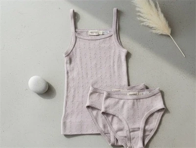 MarMar faded rose pointelle undertøjssæt modal