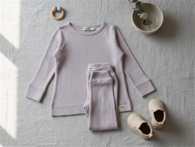 MarMar faded rose pointelle nattøjssæt modal