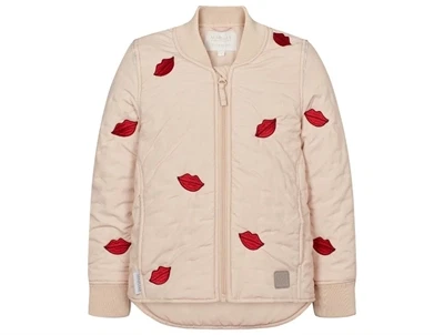 MarMar Orry termojakke beige med kys broderi