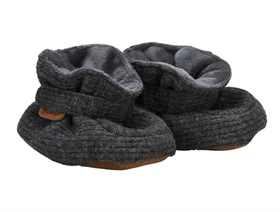 En Fant babyfutter dark grey melange med velcro lukning