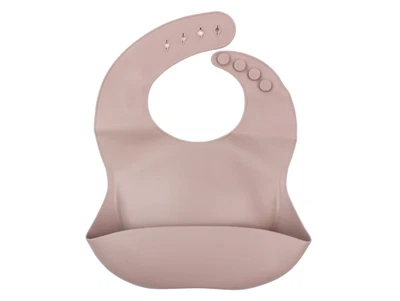 Mushie warm taupe hagesmæk silikone
