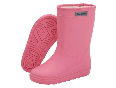 En Fant termogummistøvler pink med uldfoer