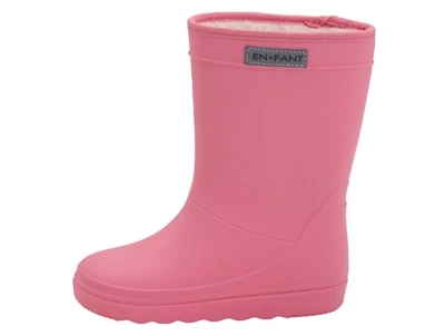 En Fant termogummistøvler pink med uldfoer