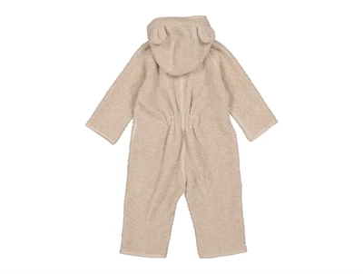 Bagside af MarMar Copenhagen Robert dragt oyster grey med ører